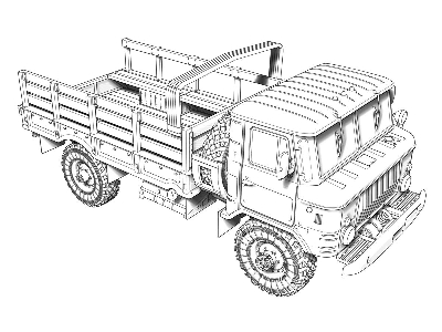 Radziecka terenowa ciężarówka wojskowa GAZ-66 - zdjęcie 11