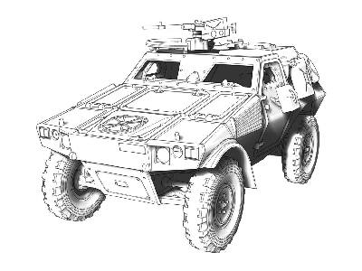 VBL (Light Armored Vehicle) short chassis 7.62 MG - zdjęcie 8