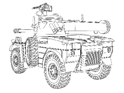 Eland-90 lekki samochód pancerny (4x4) - zdjęcie 13