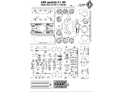 EBR 90 F1 mod.1951 w/FL-11 turret wheeled tank - zdjęcie 17
