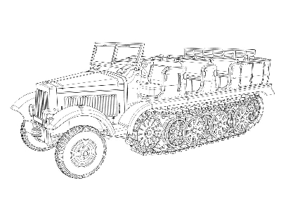 SdKfz.6/1 Zugkraftwagen 5t Artillerie - zdjęcie 7