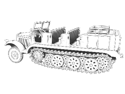 SdKfz.6/1 Zugkraftwagen 5t Artillerie - zdjęcie 8