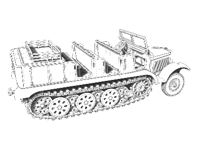 SdKfz.6/1 Zugkraftwagen 5t Artillerie - zdjęcie 21