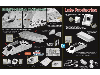 Jagdpanther Ausf.G1 (Premium Edition) - Early Production w/Zimmerit / Late Production (2 in 1) - zdjęcie 3