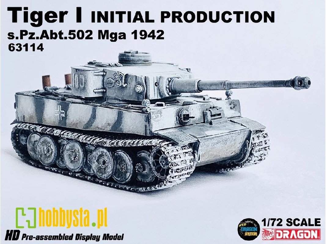 Tiger I Initial Production s.Pz.Abt.502 Mga 1942 - zdjęcie 1 Tiger I Initial Production s.Pz.Abt.502 Mga 1942 - zdjęcie 1