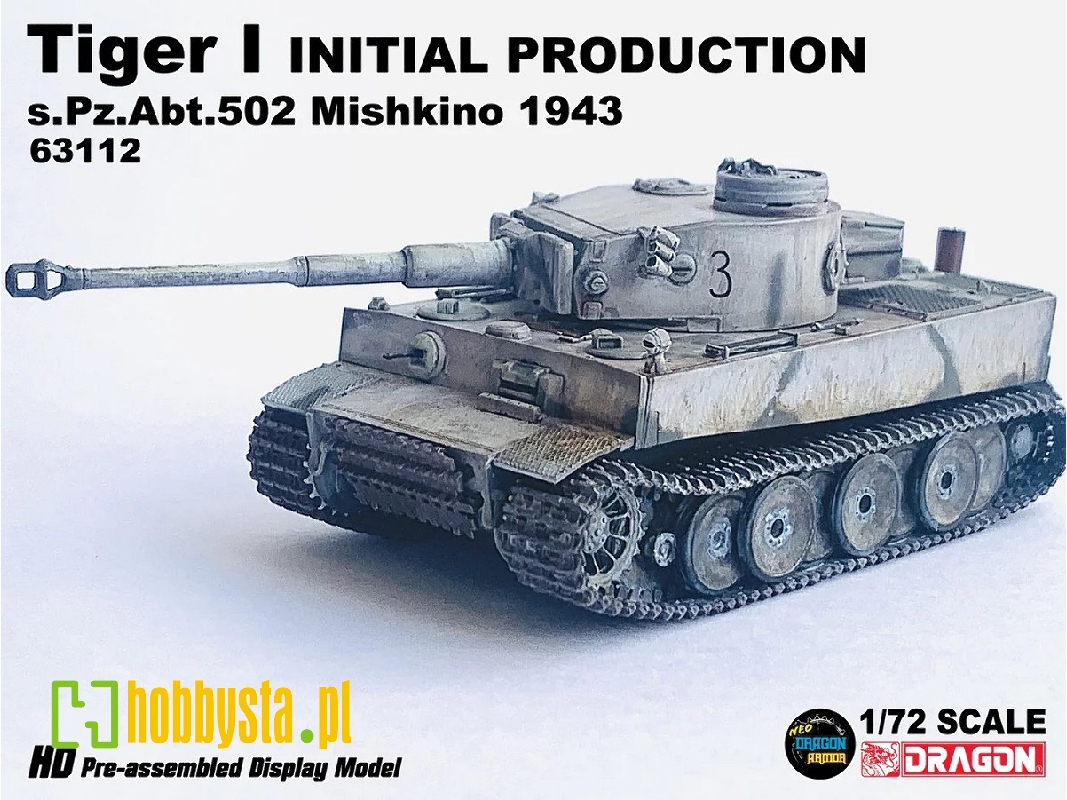 Tiger I Initial Production s.Pz.Abt.502 Mishkino 1943 - zdjęcie 1 Tiger I Initial Production s.Pz.Abt.502 Mishkino 1943 - zdjęcie 1