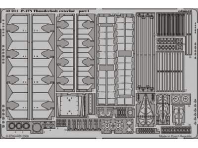  P-47N exterior 1/32 - Trumpeter - blaszki - zdjęcie 1