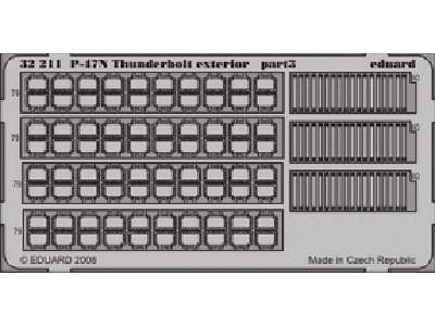  P-47N exterior 1/32 - Trumpeter - blaszki - zdjęcie 4