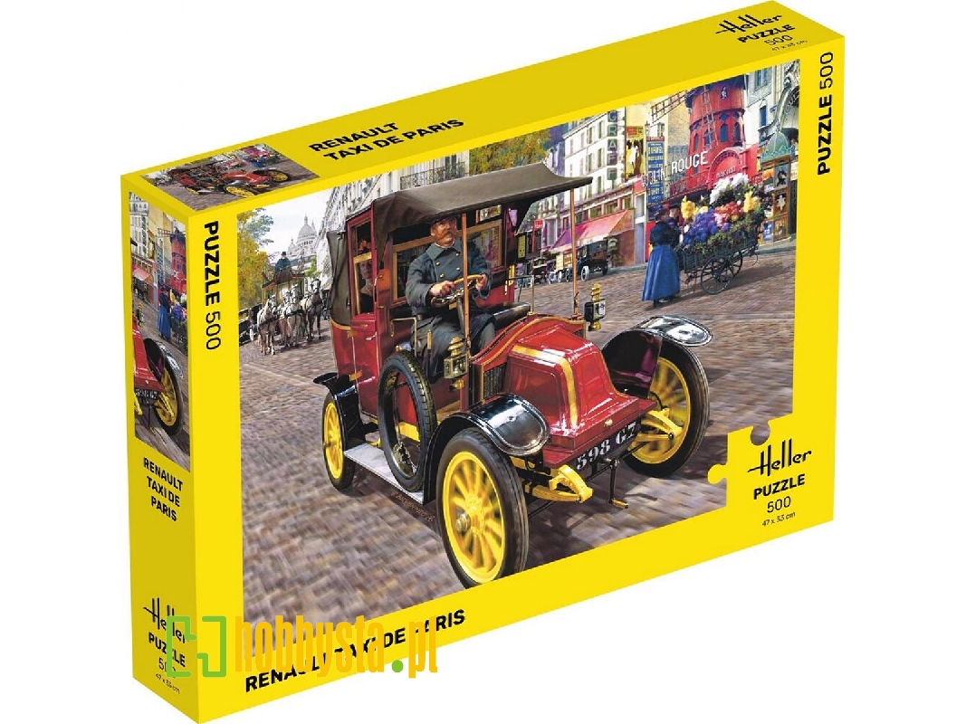 Puzzle Renault Taxi De Paris 500 Pcs. - zdjęcie 1 Puzzle Renault Taxi De Paris 500 Pcs. - zdjęcie 1
