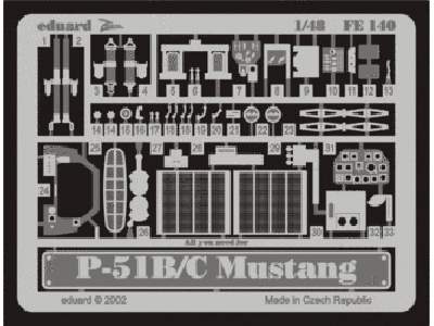  P-51B/ C 1/48 - Icm - blaszki - zdjęcie 1