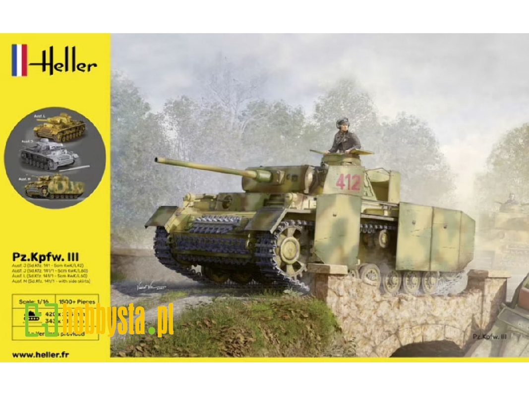 Pz.Kpfw.Iii Ausf. J,l,m, (4 In1) - zdjęcie 1 Pz.Kpfw.Iii Ausf. J,l,m, (4 In1) - zdjęcie 1