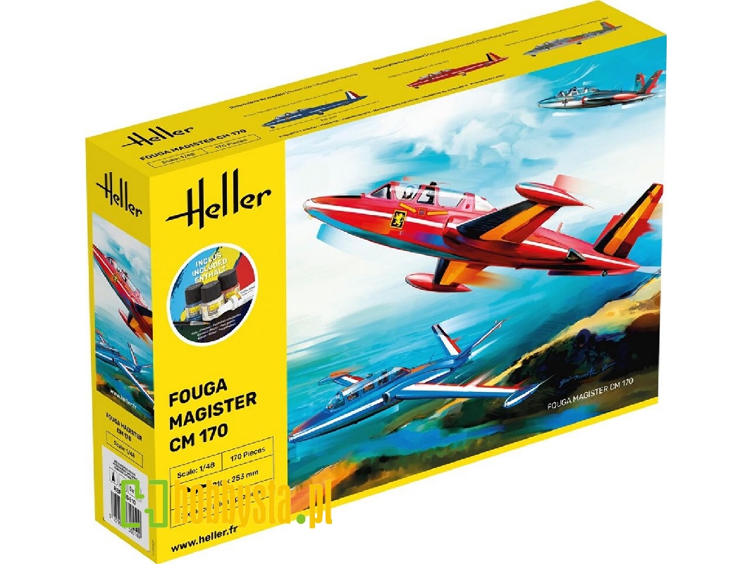 Fouga Magister Cm 170 - Starter Kit - zdjęcie 1 Fouga Magister Cm 170 - Starter Kit - zdjęcie 1