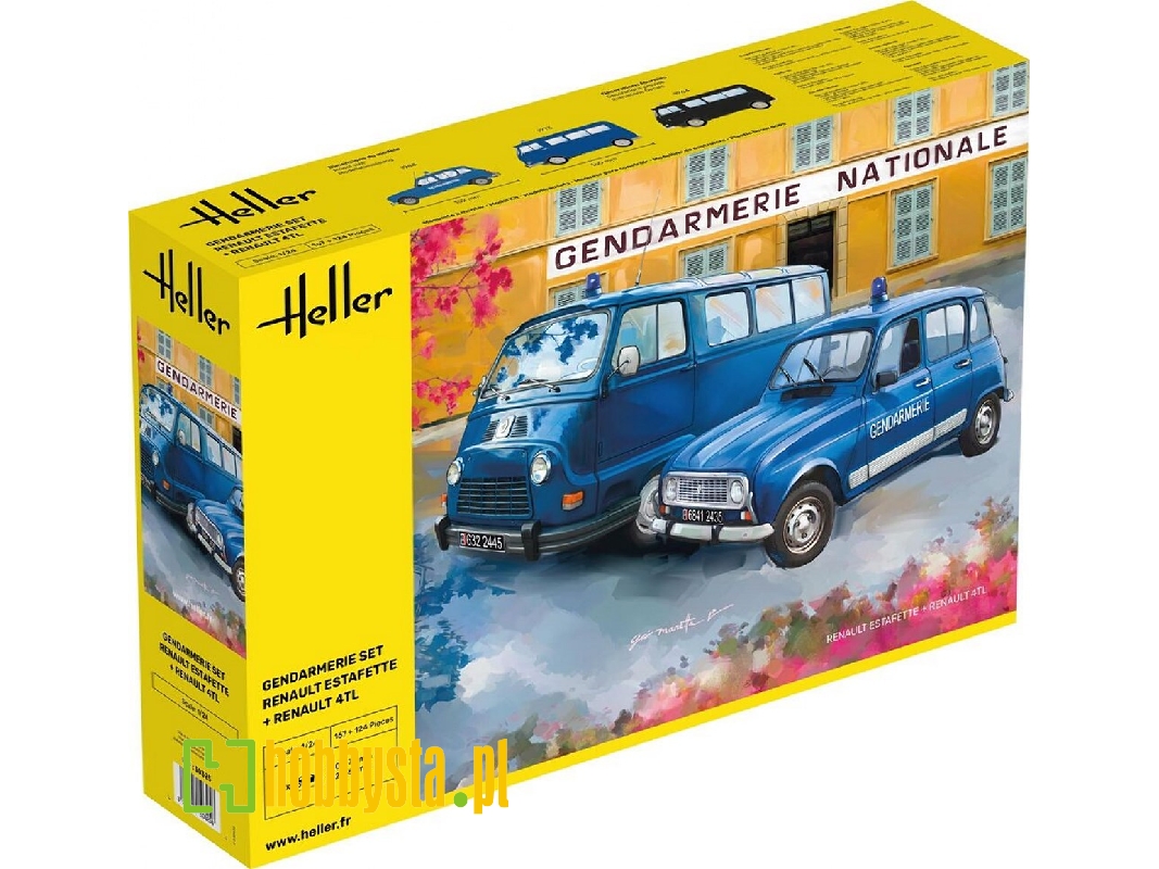 Gendarmerie Set Renault Estafette + Renault 4tl - zdjęcie 1 Gendarmerie Set Renault Estafette + Renault 4tl - zdjęcie 1