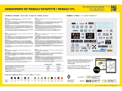 Gendarmerie Set Renault Estafette + Renault 4tl - zdjęcie 4