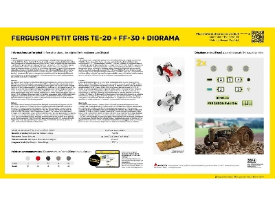 Ferguson Petit Gris Te-20 + Ff-30 + Diorama - zdjęcie 4