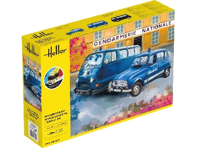 Renault Estafette + Renault 4tl Gendarmerie Set - Starter Kit - zdjęcie 1