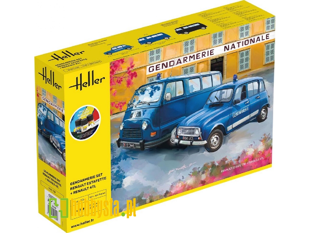 Renault Estafette + Renault 4tl Gendarmerie Set - Starter Kit - zdjęcie 1