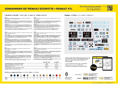 Renault Estafette + Renault 4tl Gendarmerie Set - Starter Kit - zdjęcie 4