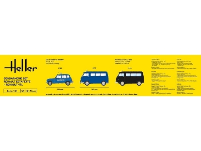 Renault Estafette + Renault 4tl Gendarmerie Set - Starter Kit - zdjęcie 5