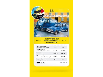 Renault Estafette + Renault 4tl Gendarmerie Set - Starter Kit - zdjęcie 7