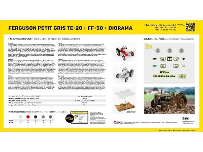 Ferguson Petit Gris Te-20 + Ff-30 + Diorama - Starter Kit - zdjęcie 4