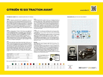 Citroen 15 Six Traction Avant - Starter Kit - zdjęcie 4