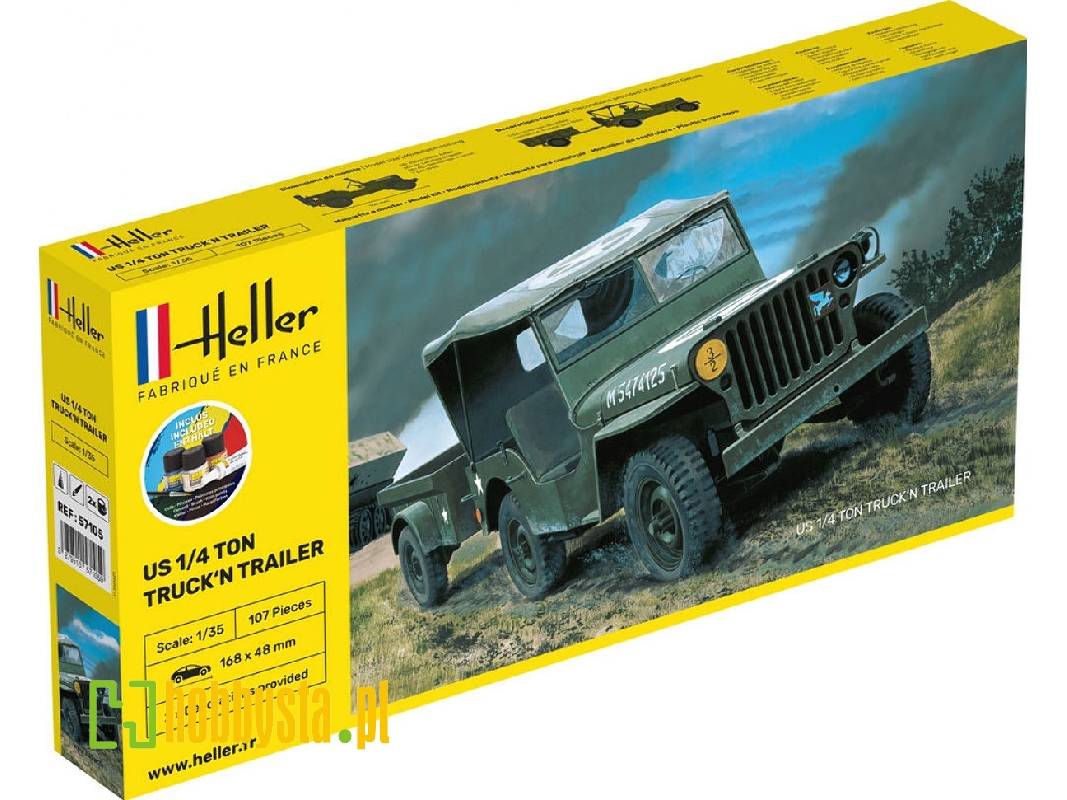 Us 1/4 Ton Truck'n Trailer - Starter Kit - zdjęcie 1 Us 1/4 Ton Truck'n Trailer - Starter Kit - zdjęcie 1