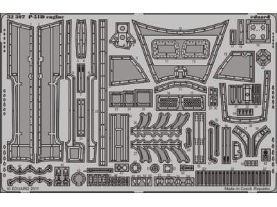  P-51D engine 1/32 - Tamiya - blaszki - zdjęcie 1