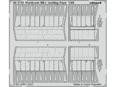 Hurricane Mk. I landing flaps 1/48 - HOBBY BOSS - zdjęcie 1