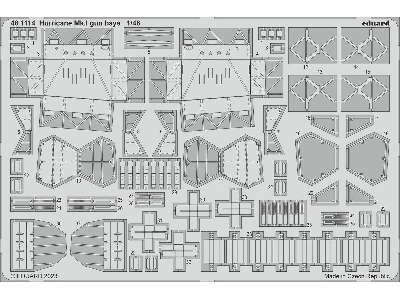 Hurricane Mk. I gun bays 1/48 - HOBBY BOSS - zdjęcie 1