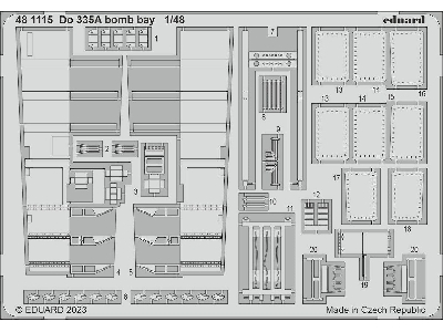 Do 335A bomb bay 1/48 - TAMIYA - zdjęcie 1