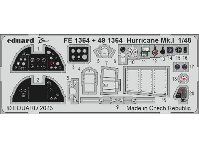 Hurricane Mk. I 1/48 - HOBBY BOSS - zdjęcie 1