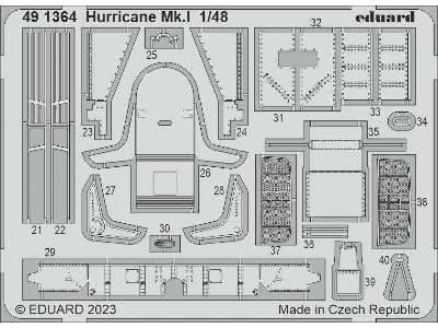 Hurricane Mk. I 1/48 - HOBBY BOSS - zdjęcie 2