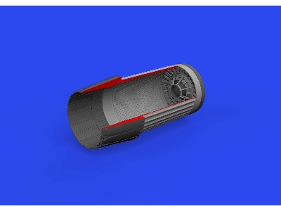 F-16 exhaust nozzle P&W F100 PRINT 1/32 - TAMIYA - zdjęcie 2