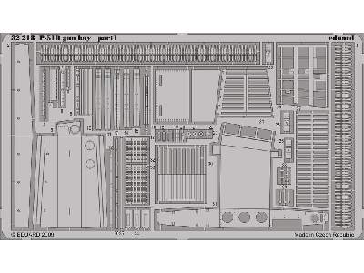  P-51D gun bay 1/32 - Trumpeter - blaszki - zdjęcie 2