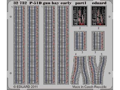  P-51D gun bay early 1/32 - Tamiya - blaszki - zdjęcie 2