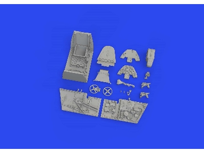 Bf 109F cockpit PRINT 1/48 - EDUARD - zdjęcie 7