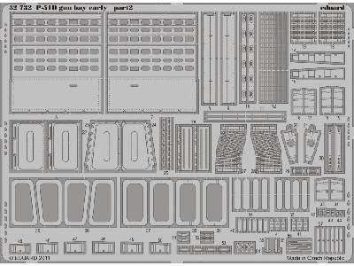  P-51D gun bay early 1/32 - Tamiya - blaszki - zdjęcie 3