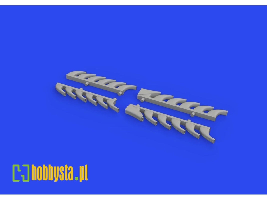 Do 335A exhaust stacks PRINT 1/48 - TAMIYA - zdjęcie 1