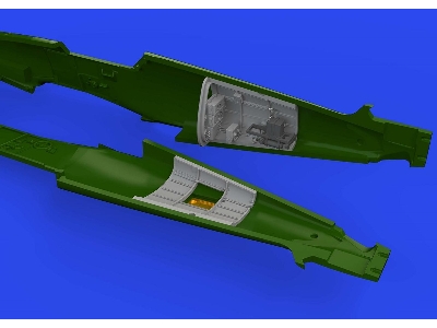 Bf 109F radio compartment PRINT 1/72 - EDUARD - zdjęcie 1