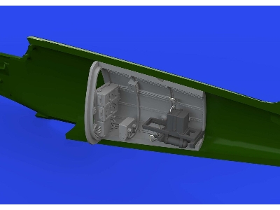 Bf 109F radio compartment PRINT 1/72 - EDUARD - zdjęcie 2