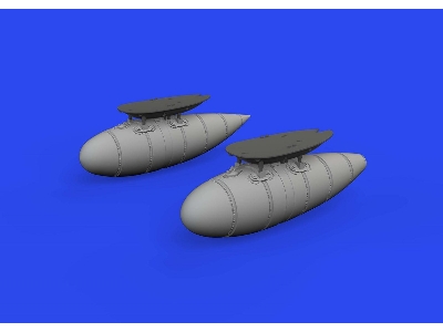 Bf 109F/ G external fuel tanks 1/72 - EDUARD - zdjęcie 2