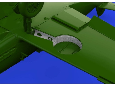 Bf 109F wheel bays rounded PRINT 1/72 - EDUARD - zdjęcie 2