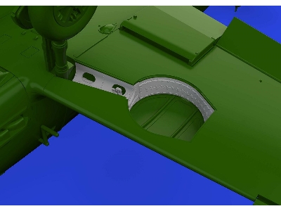 Bf 109F/ G wheel bays angular PRINT 1/72 - EDUARD - zdjęcie 2