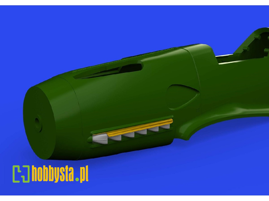 Bf 109F/ G exhaust stacks PRINT 1/72 - EDUARD - zdjęcie 1 Bf 109F/ G exhaust stacks PRINT 1/72 - EDUARD - zdjęcie 1