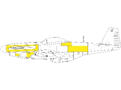 P-51D surface panels 1/48 - EDUARD - zdjęcie 1