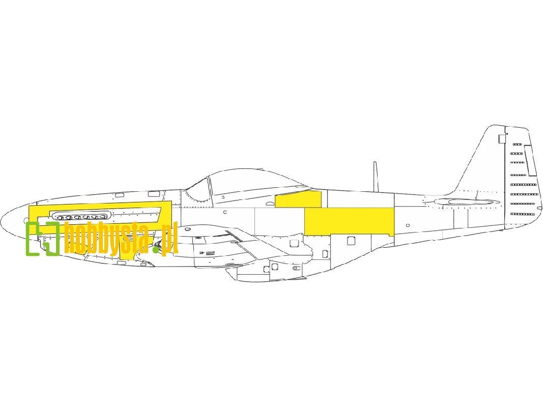 P-51D surface panels 1/48 - EDUARD - zdjęcie 1