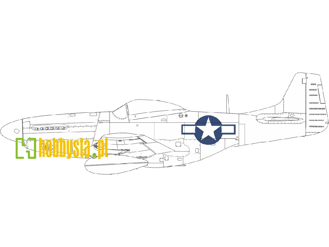 P-51D national insignia 1/48 - EDUARD - zdjęcie 1