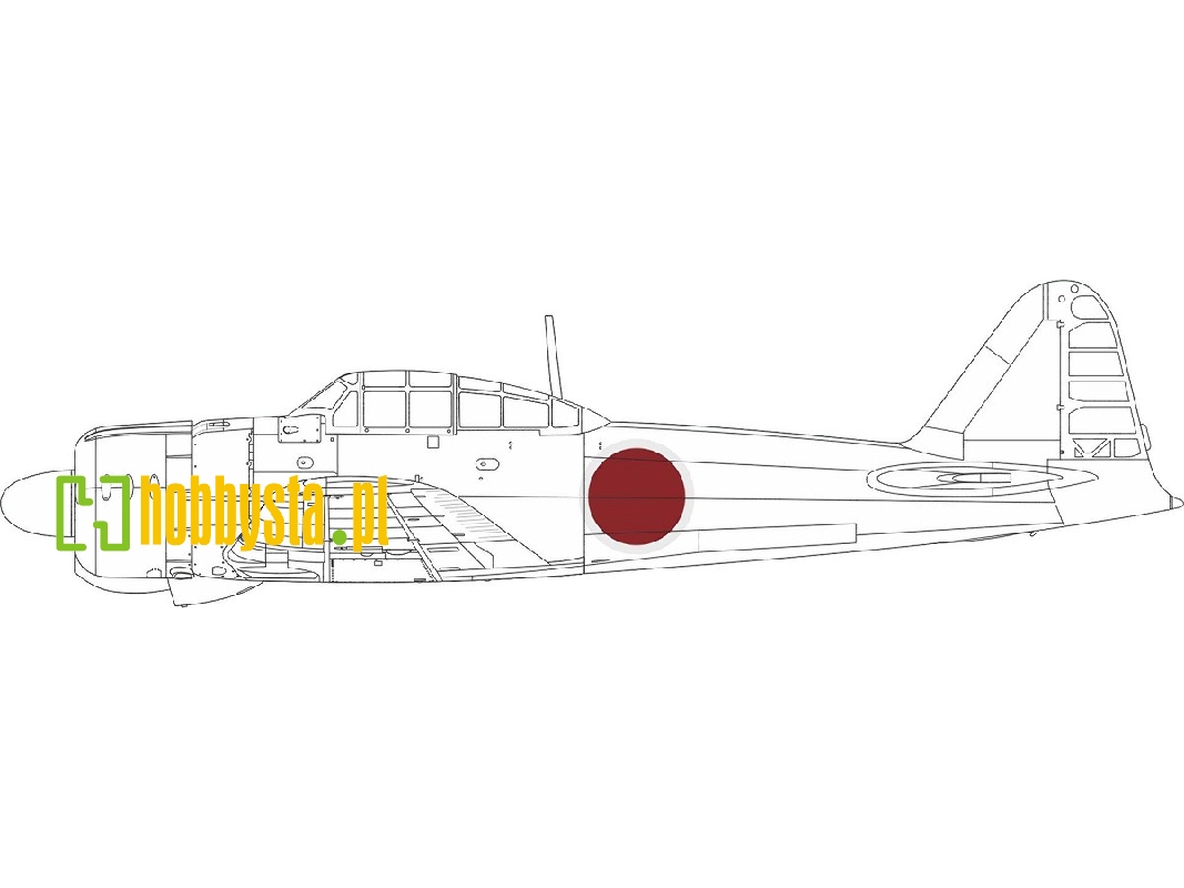 A6M2 Type 21 national insignia 1/48 - EDUARD - zdjęcie 1