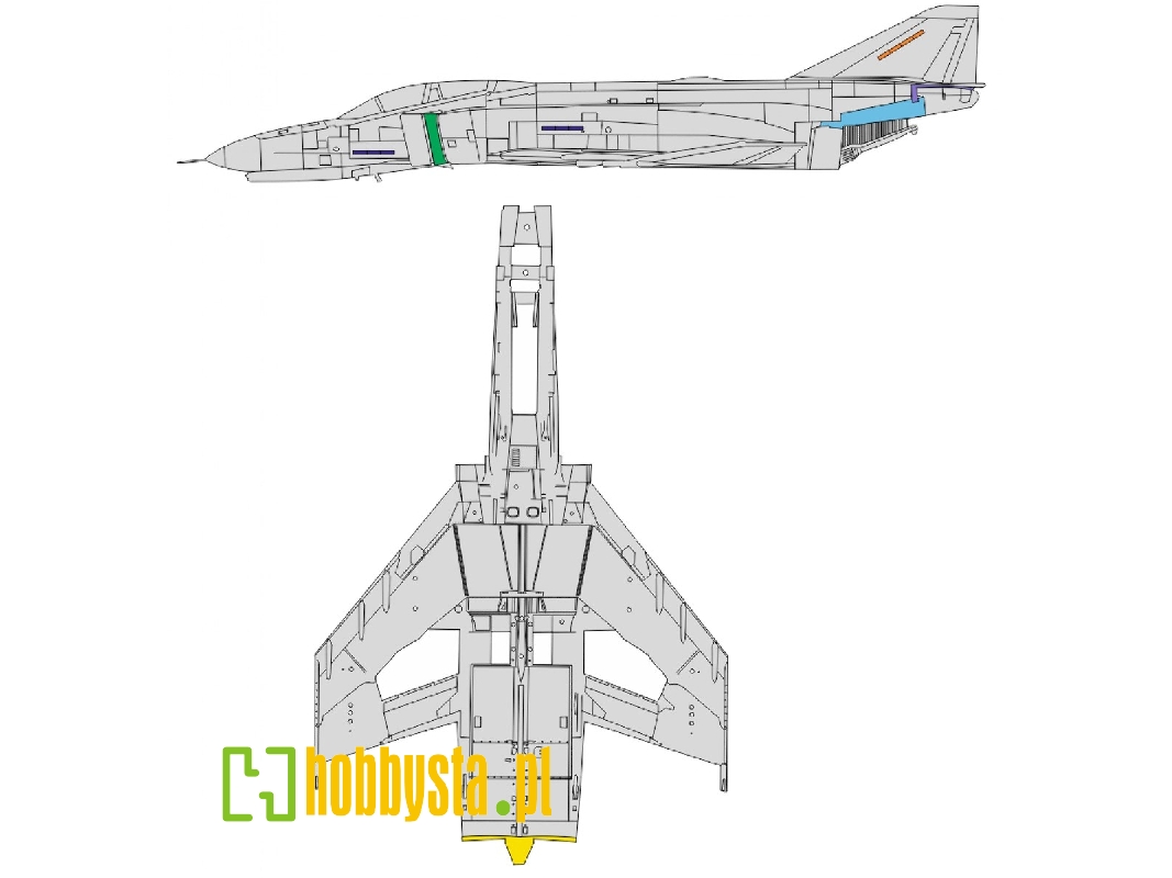 F-4E surface panels 1/48 - MENG - zdjęcie 1